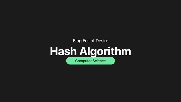 img of [ Algorithm ] Hash Algorithm(해시 알고리즘)