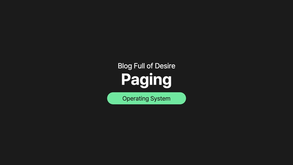 img of [ OS ] 8.paging