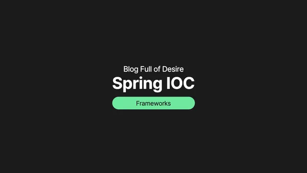 img of [ Spring ] Spring IOC